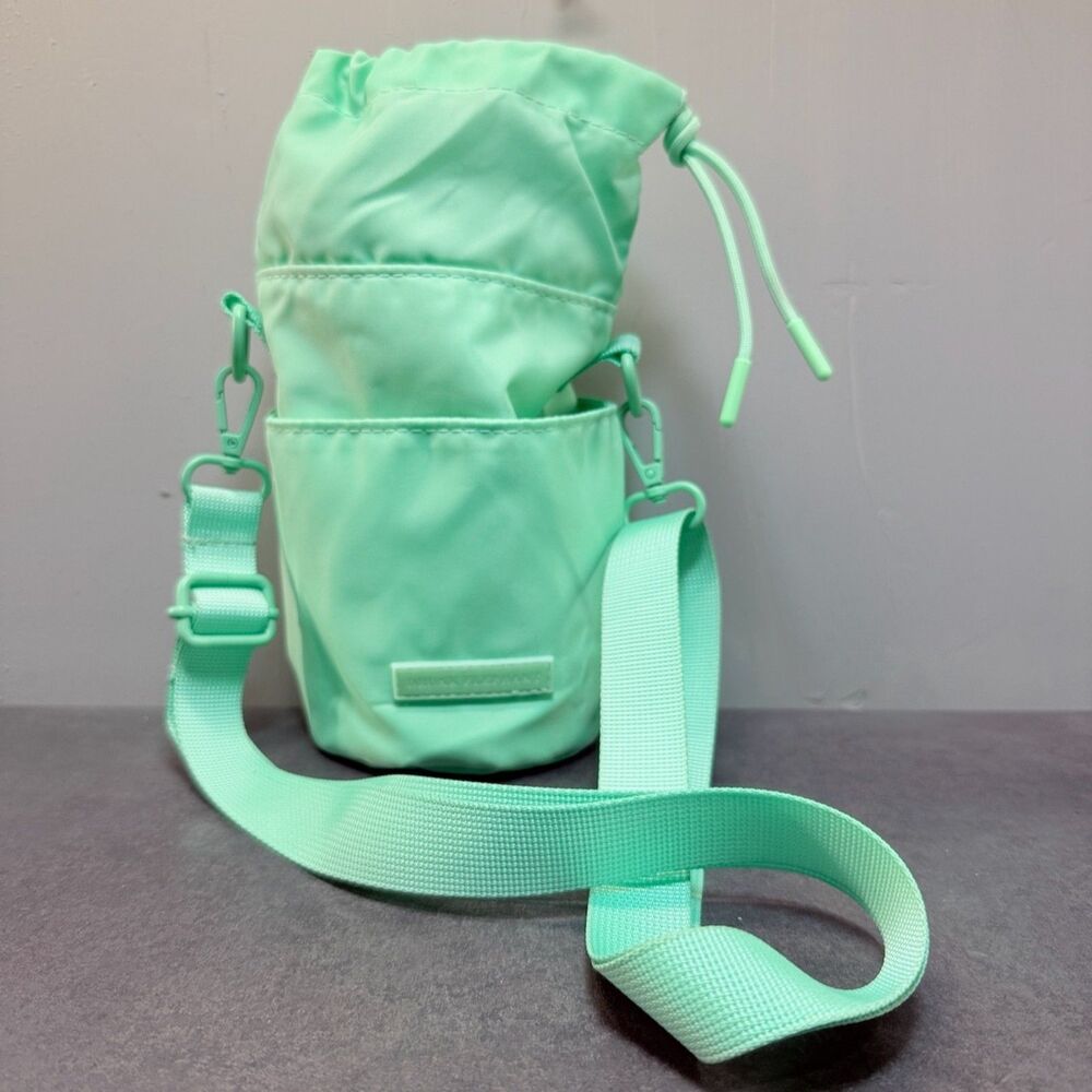 Drunk Elephant Crossbody Bottle Bag Mint Drawstring